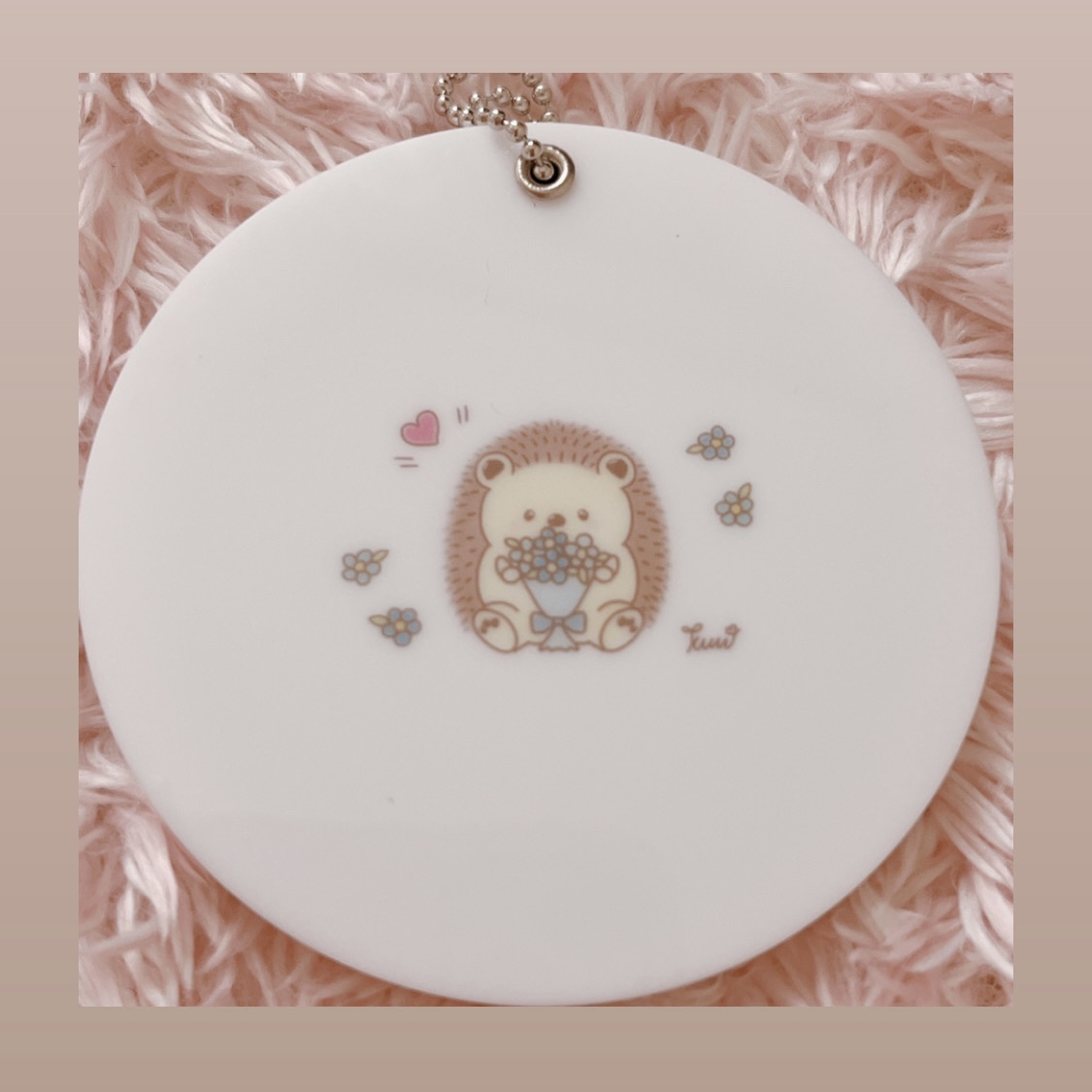 ハリネズミデザイン 鏡